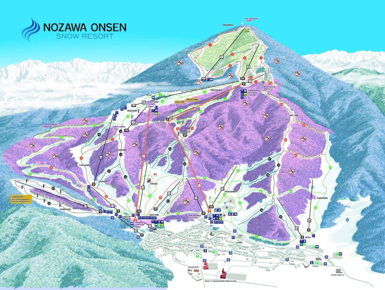 Lodge Nagano Nozawaonsen Buitenkant foto